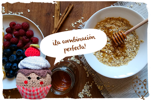 Receta de porridge con miel y frutos rojos, paso 2