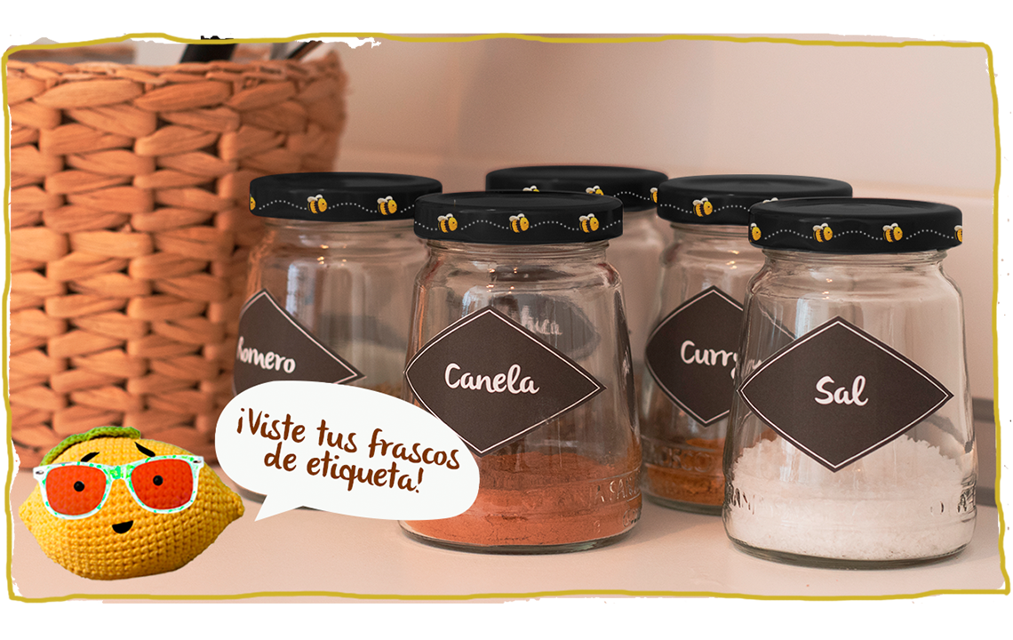 como reutilizar tus frascos de miel