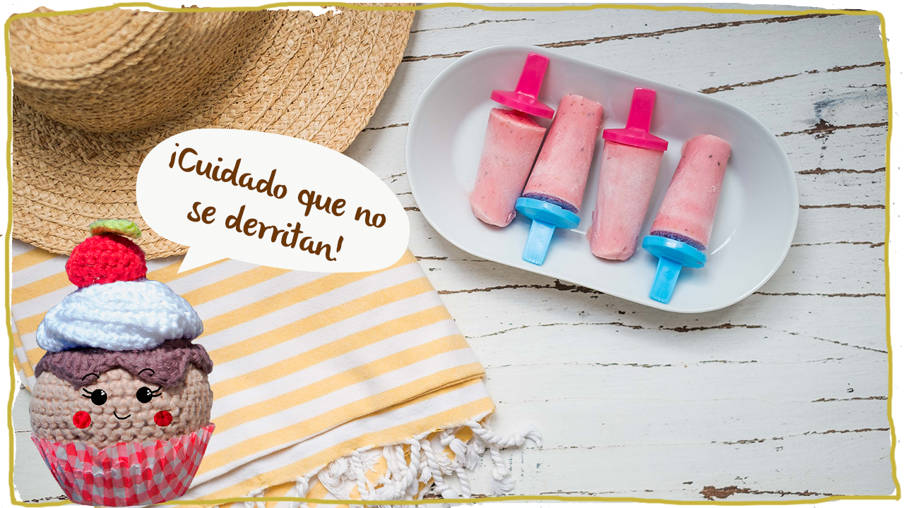 Helados de frutas naturales, paso 3