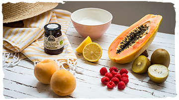 Helados de frutas naturales