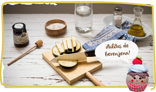 Recetas de berenjenas con miel, paso 1