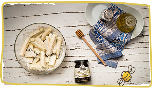 Recetas de berenjenas con miel, paso 3