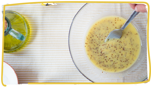 Salsa de mostaza y miel, paso 3
