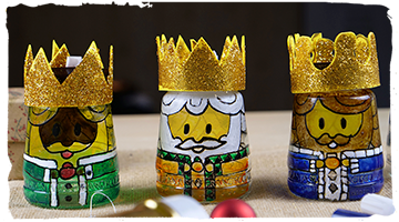 ¡Convierte tus frascos de miel en auténticos Reyes Magos!