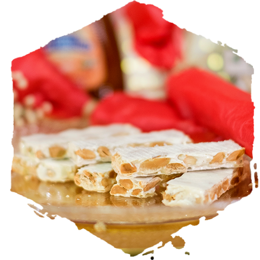 turrón de miel y almendras, ingredientes