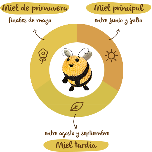 Tipos de miel, infografia 1