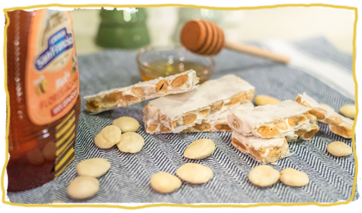 turrón de miel y almendras, paso 6