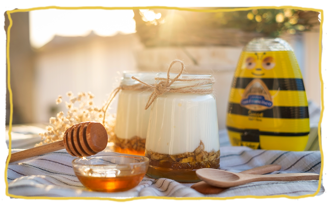Yogur con miel y nueces, consumo