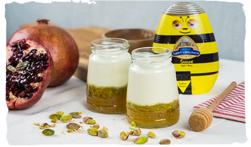 Receta de vasitos de pistachos y granada, paso 4