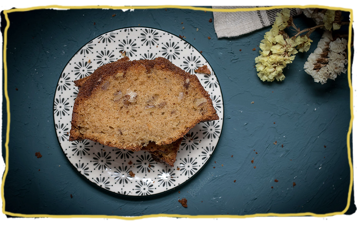 Bizcocho de miel y nueces, receta