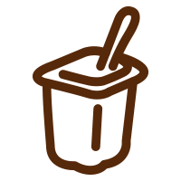 Bizcocho de miel y nueces, yogur