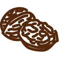 Bizcocho de miel y nueces, nueces