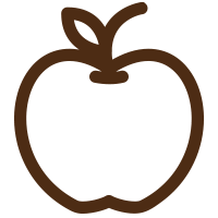Bizcocho de manzana con miel y almendras, manzanas