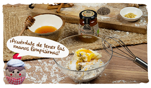 Galletas de jengibre, miel y canela, paso 3
