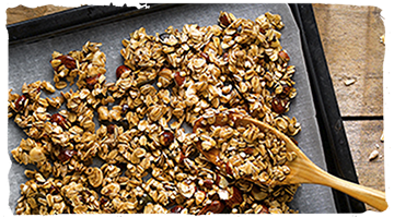 Granola con miel