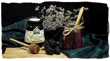 Mermelada de moras con miel