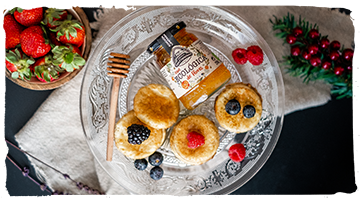 Receta Crumpets con miel
