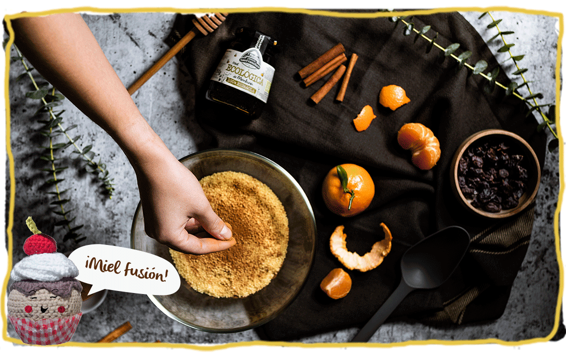 Cuscús de mandarina y miel, paso 2