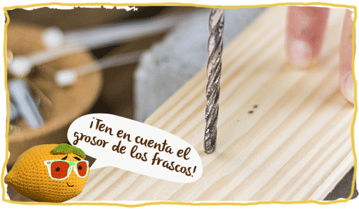 Fabrica tus propias macetas de pared, paso 2