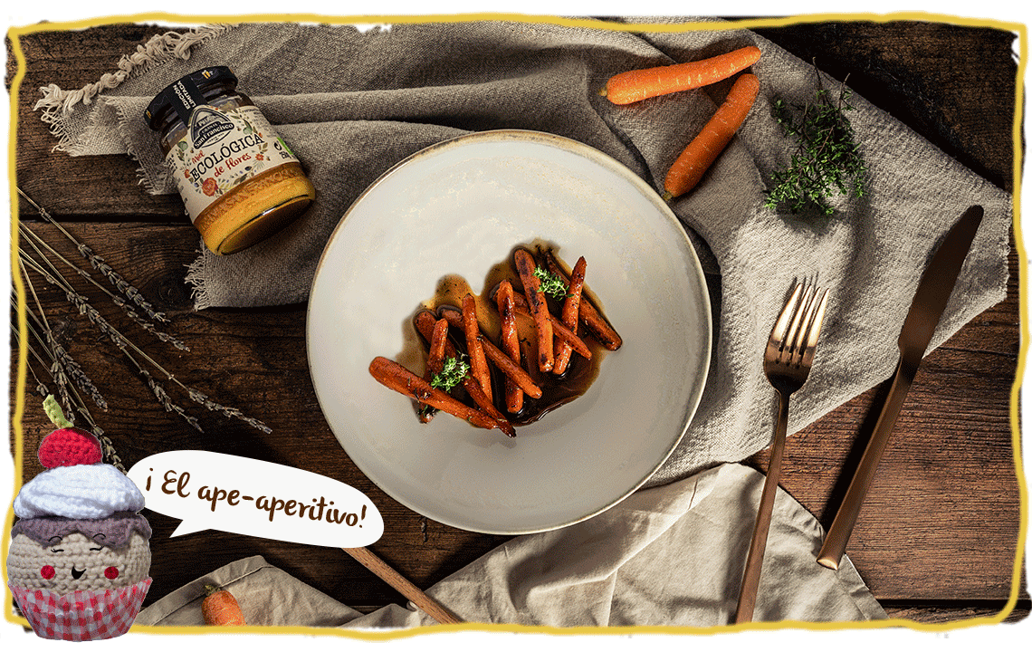 Zanahorias con miel y tomillo, paso 4
