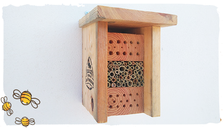 Hoteles Polinizadores, hotel de insectos 2