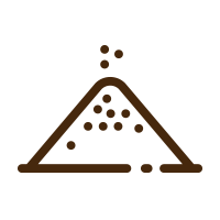 Tortitas de almendra, coco y miel, harina