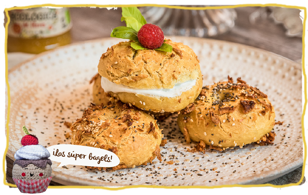 Bagels de miel, receta